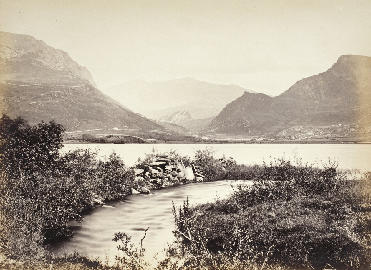 Snowdon Nantlle Lakesilta nähtynä (583) tekijältä Francis Bedford