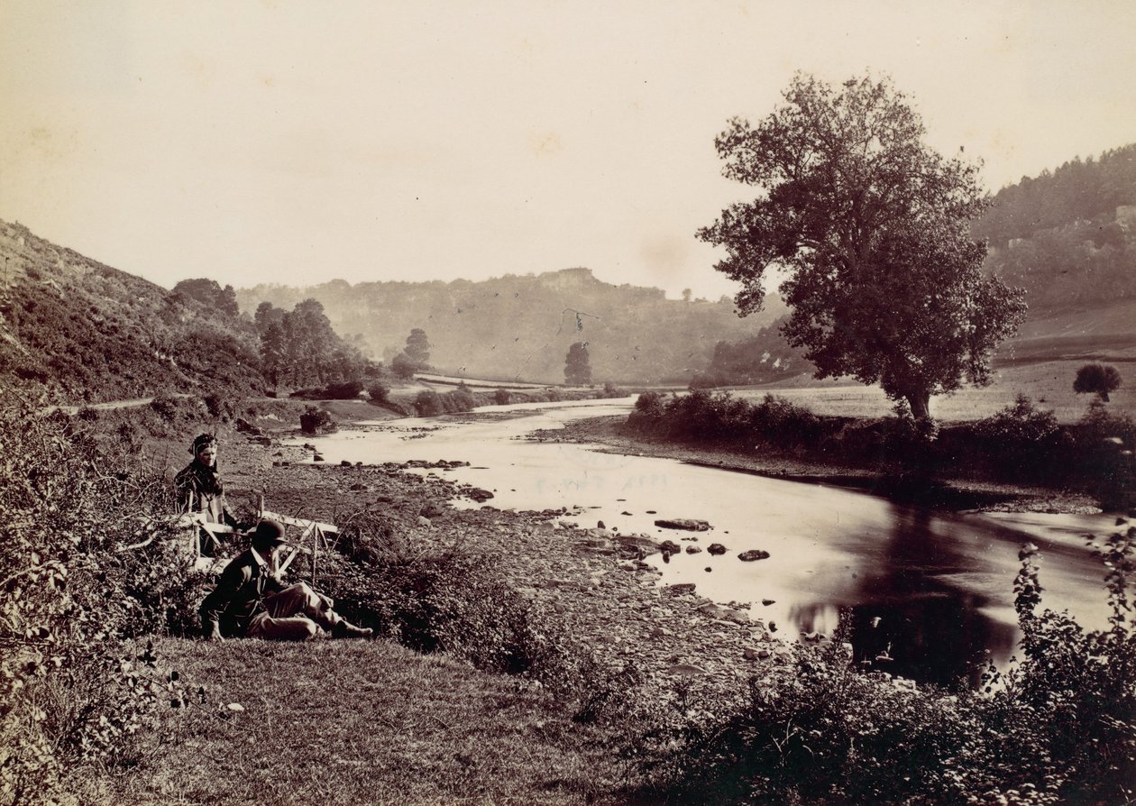 Wye ja Symondin Yat. Rocklandsista, 1870-luvulta. tekijältä Francis Bedford