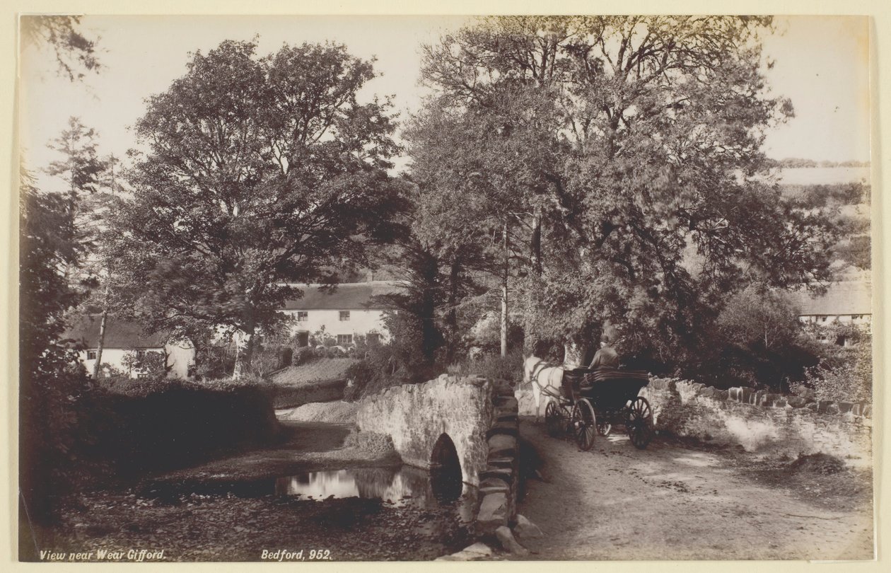 Näkymä lähellä Wear Giffordia, 186094. tekijältä Francis Bedford