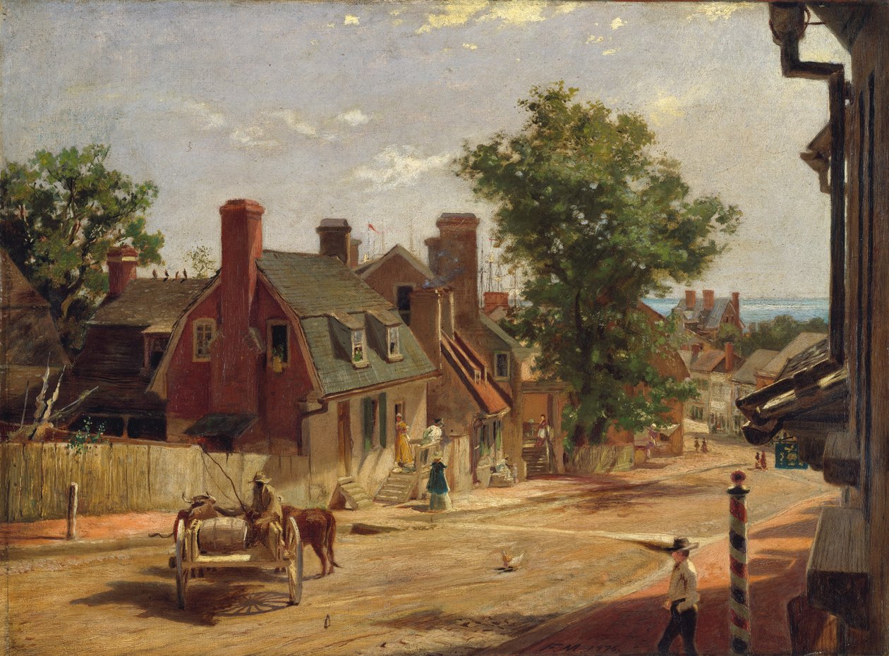 Old Annapolis, Francis Street, 1876. tekijältä Francis Blackwell Mayer