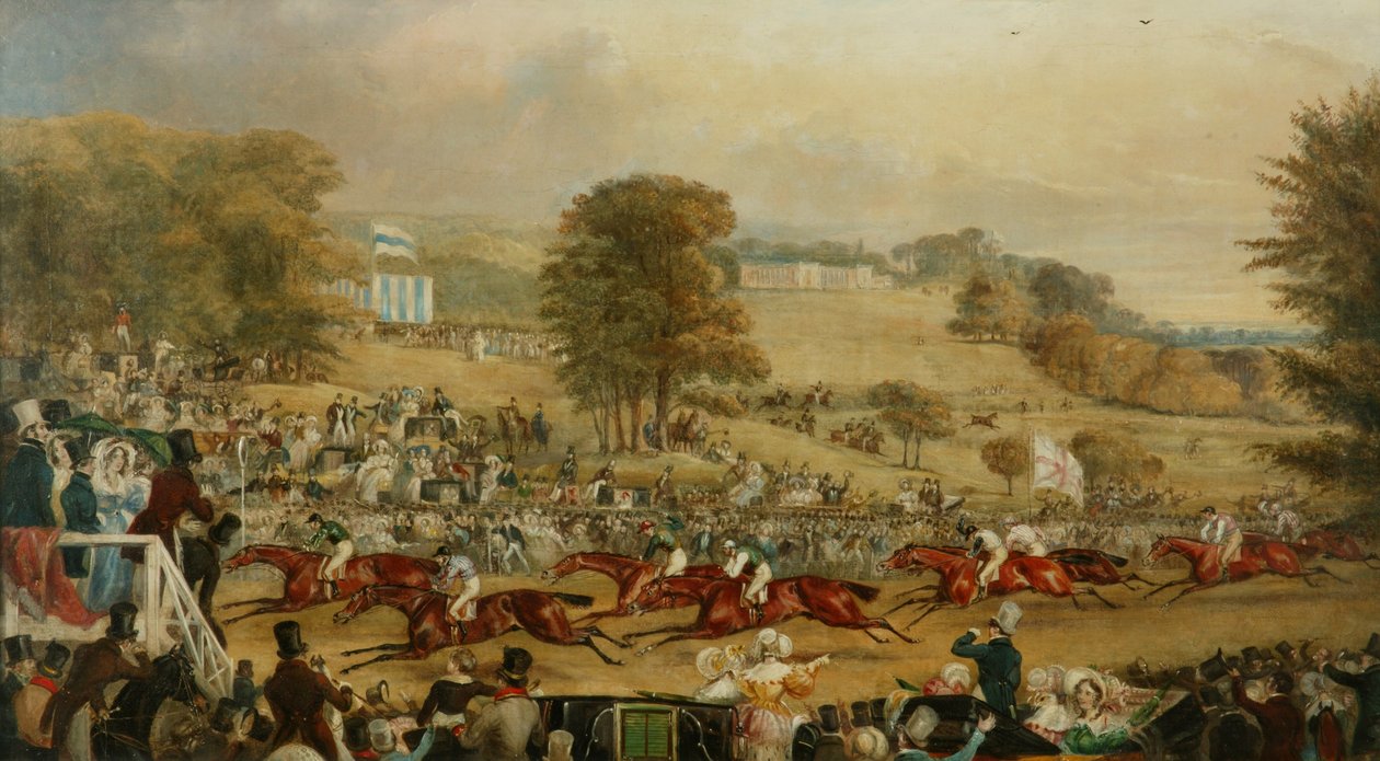 Heaton Park Races, Manchester (öljy kankaalle) tekijältä Francis Calcraft Turner