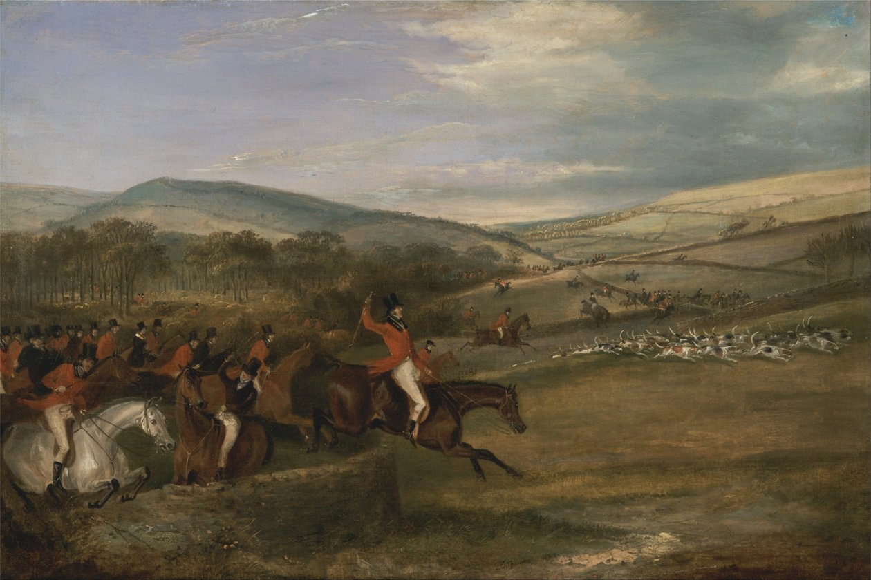 Berkeley Hunt, 1842: Berkeley Berkeley: Full Cry tekijältä Francis Calcraft Turner