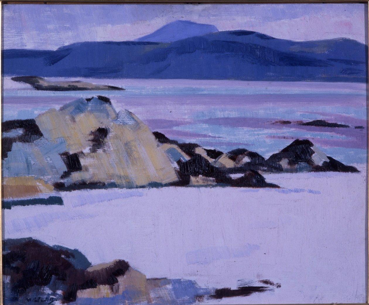 Iona - North End (öljy kankaalle) tekijältä Francis Campbell Boileau Cadell