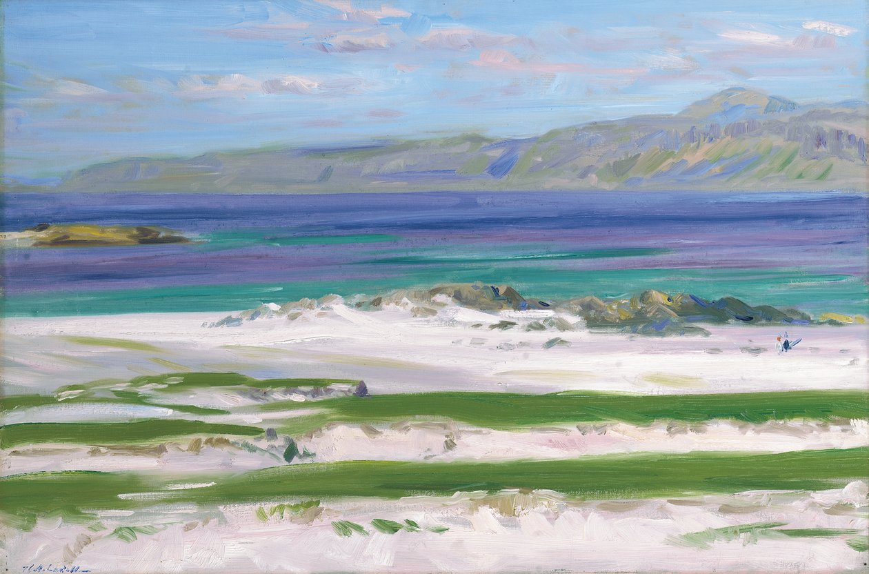 Iona Sound ja Ben More (öljy kankaalle) tekijältä Francis Campbell Boileau Cadell