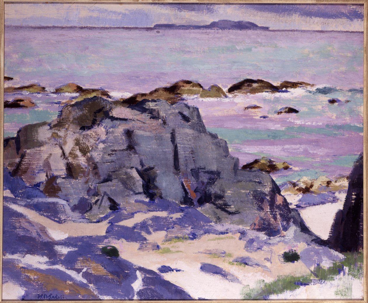 Lunga ylhäältä Merenneidot, Iona (öljy kankaalle) tekijältä Francis Campbell Boileau Cadell