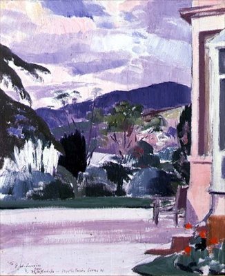 Myrtle Park Cove, Argyll (öljy paneelille) tekijältä Francis Campbell Boileau Cadell