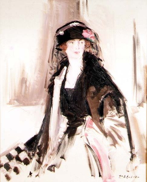 Lady Laveryn muotokuva tekijältä Francis Campbell Boileau Cadell