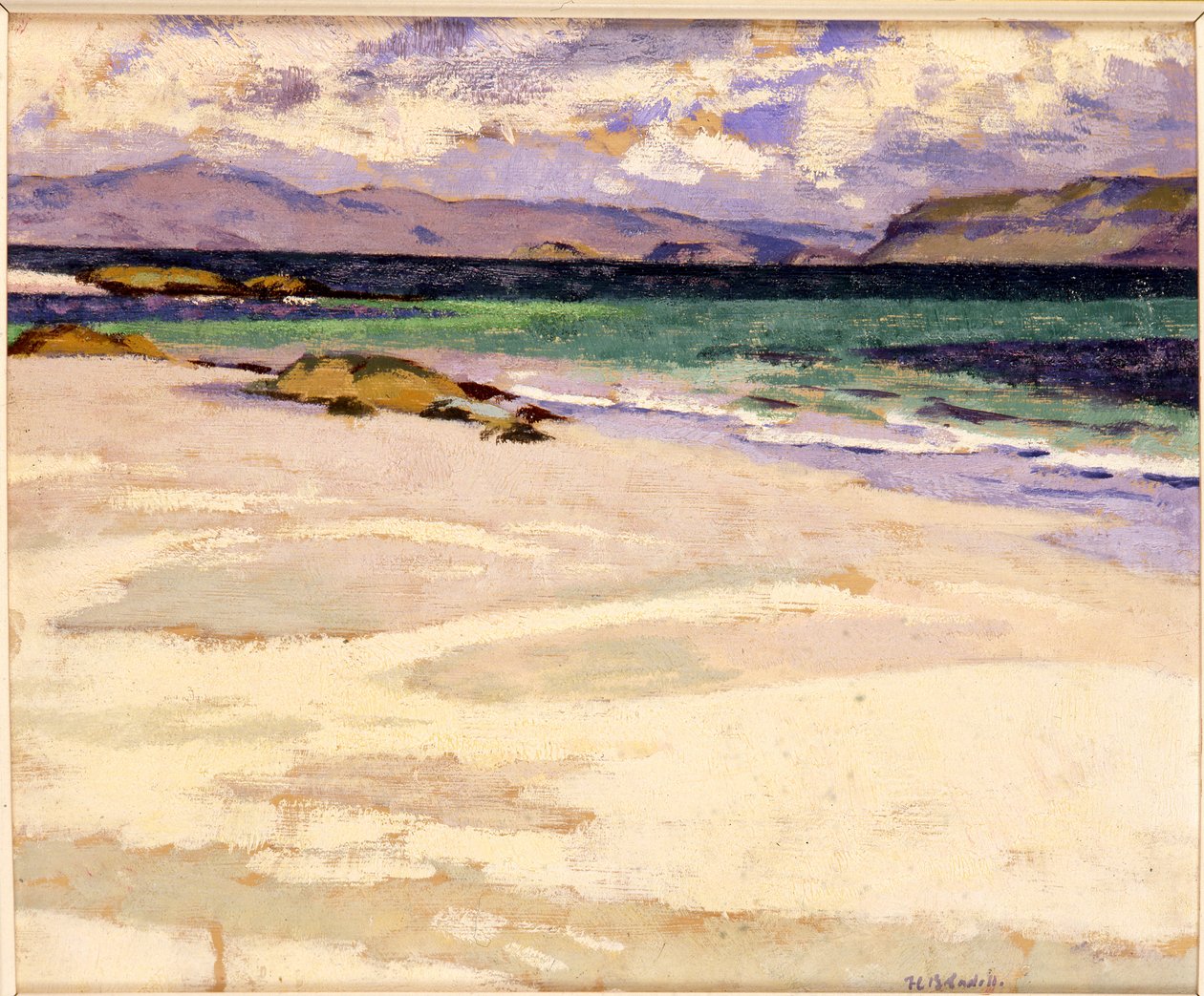 The White Strand, Iona (öljy kankaalle) tekijältä Francis Campbell Boileau Cadell