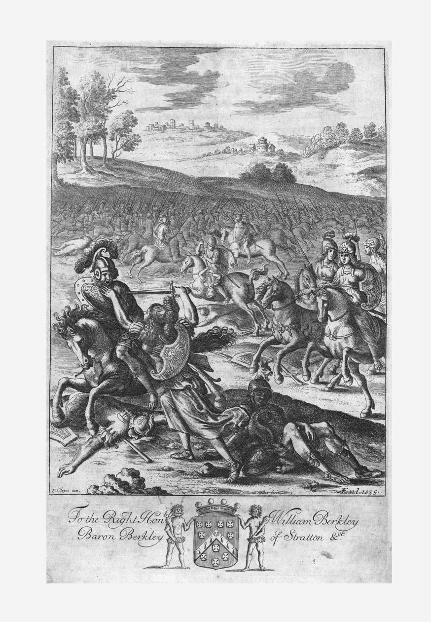Camilla surmaa Aunusta, 1653. tekijältä Francis Cleyn