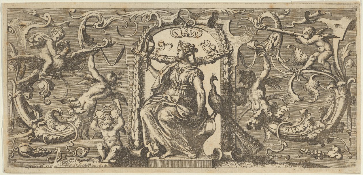 Sight Visus, alkaen Five Senses Five Senses, n. 1655 tekijältä Francis Cleyn
