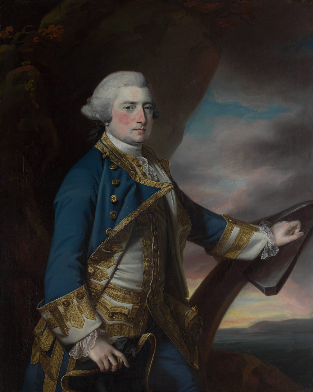 Amiraali Harry Paulet 171920-1794, Boltonin kuudes herttua. tekijältä Francis Cotes