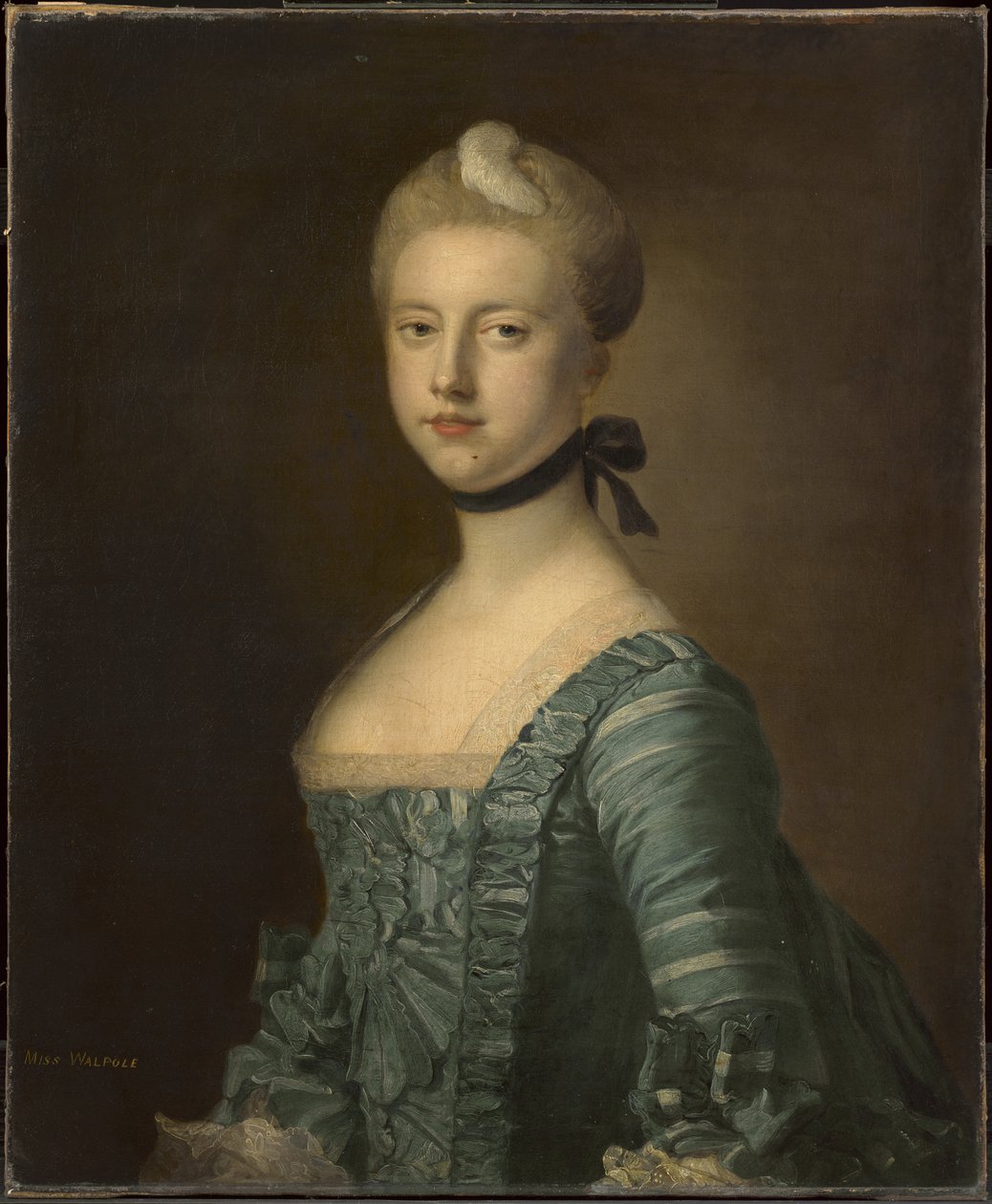 Neiti C. Walpole, myöhemmin Dysartin kreivitär (toinen parista) tekijältä Francis Cotes