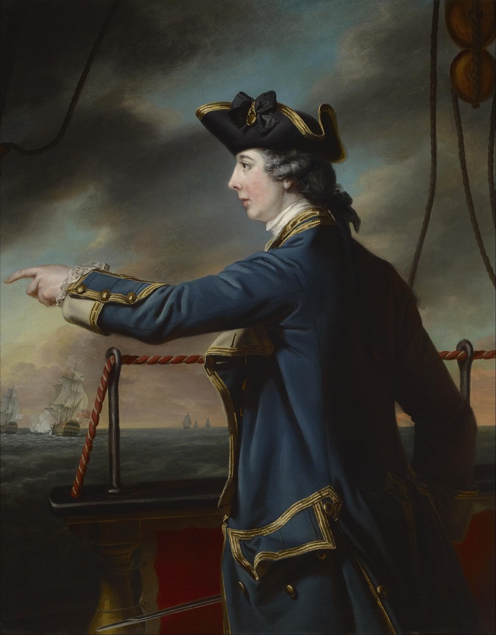 Kapteeni Edward Knowlesin muotokuva (1742-1762). tekijältä Francis Cotes