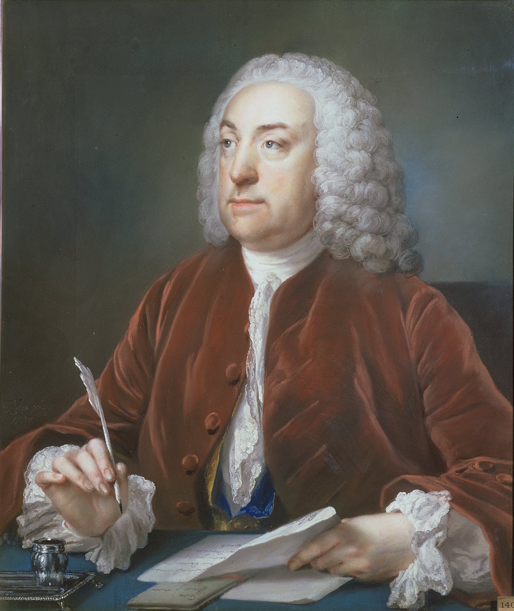 Muotokuva Taylor Whitesta, Foundlingin sairaalan rahastonhoitajasta, 1758 (pastelli) tekijältä Francis Cotes
