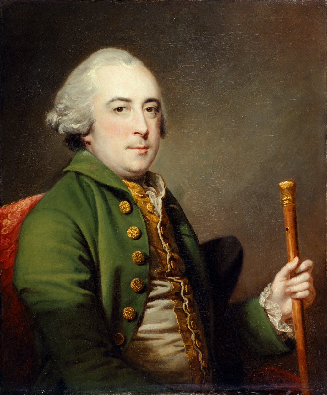 Gentlemanin muotokuva n. 1765 (öljy kankaalle) tekijältä Francis Cotes