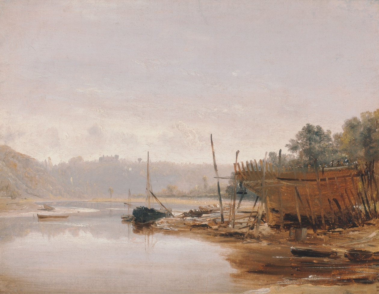 Venerakennus lähellä Dinania, Bretagnen tekijältä Francis Danby