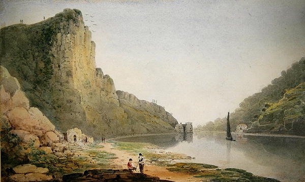 Avon Gorge (akvarelli paperille) tekijältä Francis Danby