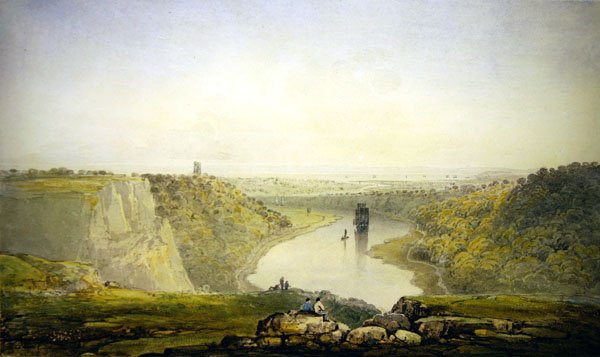 Avon Gorge (akvarelli paperille) tekijältä Francis Danby