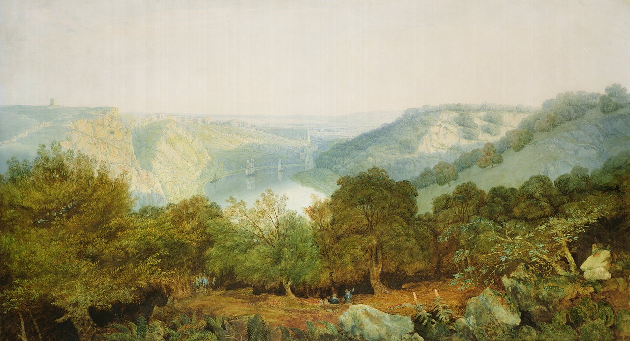 Avon Gorge Cliftonin ja Hotwellsin kanssa Bristolissa tekijältä Francis Danby