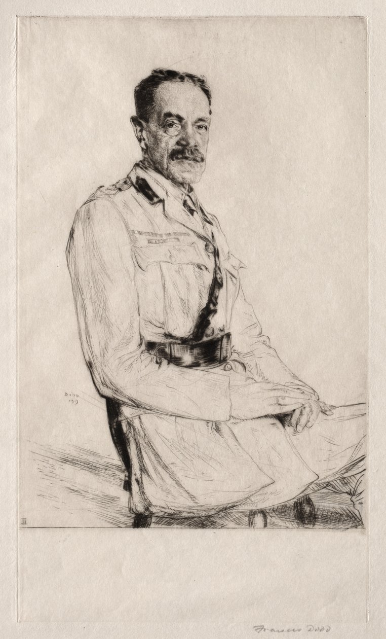 Kenraalimajuri Sir John Edward Cooper tekijältä Francis Dodd
