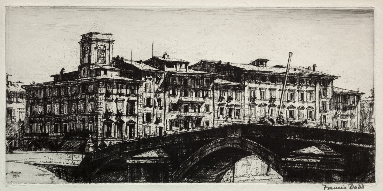 Ponte di Mezzo, Pisafinnish tekijältä Francis Dodd