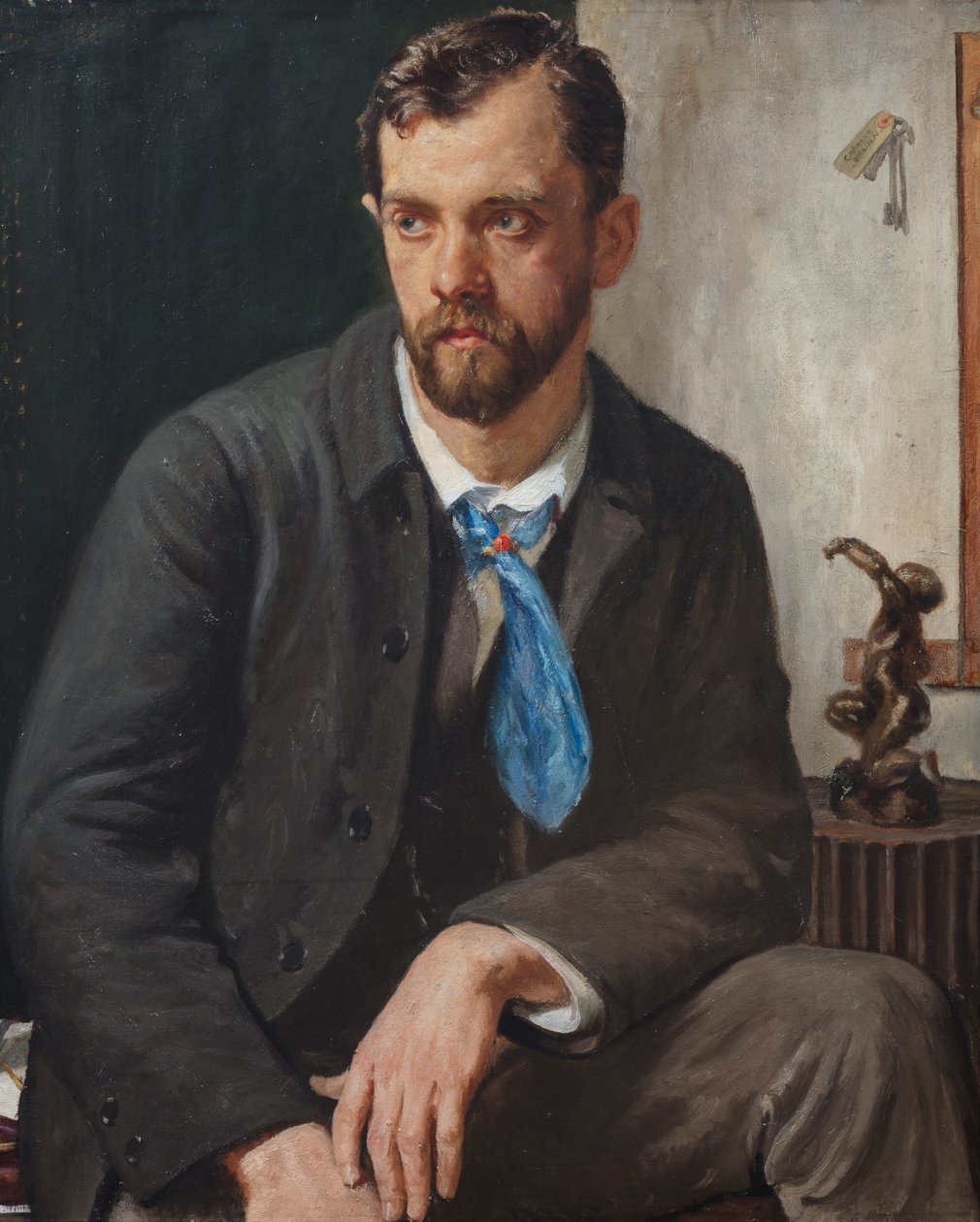 Charles Holdenin muotokuva (öljy kankaalle) tekijältä Francis Dodd