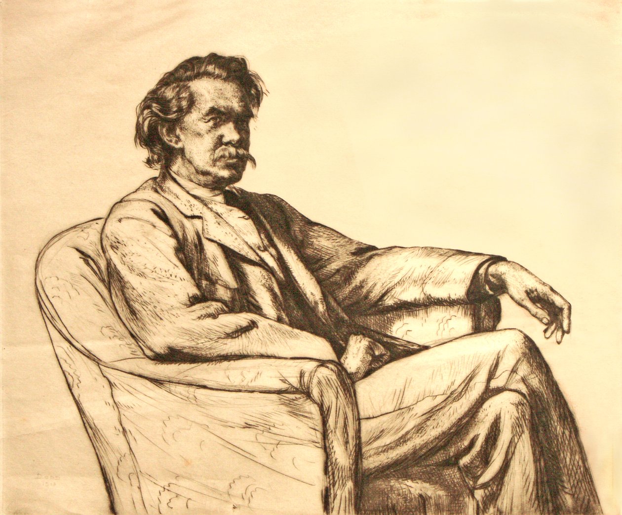 Miehen muotokuva tekijältä Francis Dodd