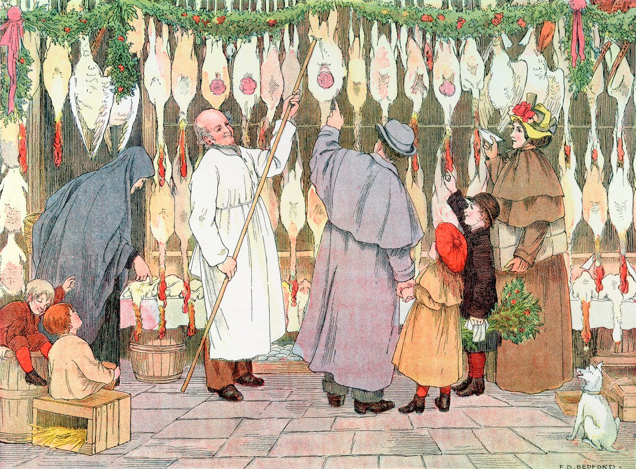Poulterer, 1899. Kauppojen kirjasta, 1899 tekijältä Francis Donkin Bedford