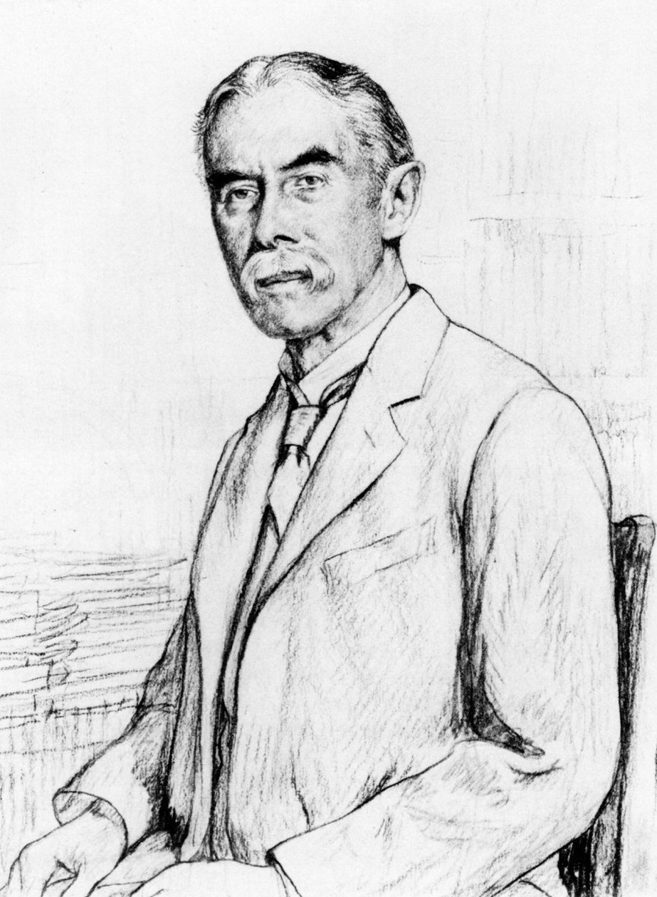Alfred Edward Housmanin muotokuva 1859-1936 tekijältä Francis Edgar Dodd