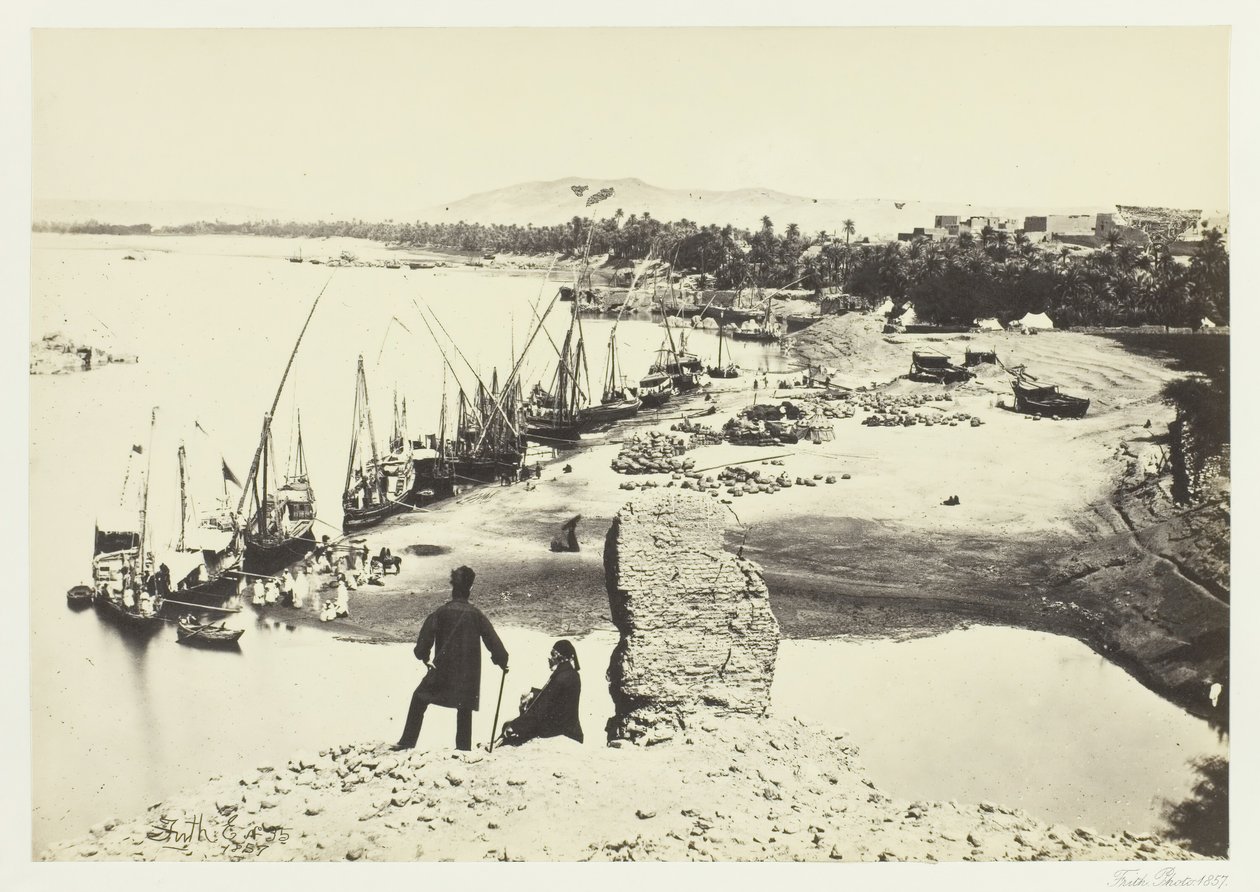 Assuan, 1857. tekijältä Francis Frith
