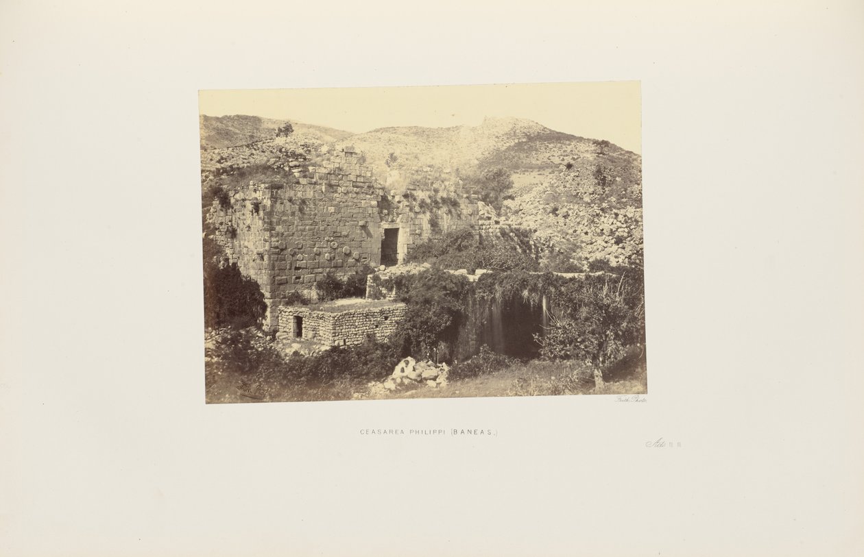 Ceasarea [sic] Philippi (Baneas) tekijältä Francis Frith