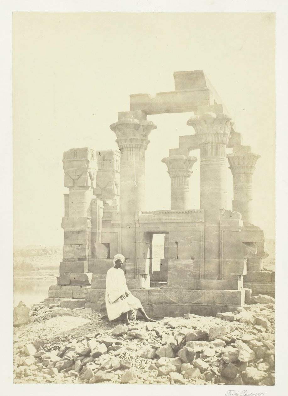 Early Morning at Wady Kardassy, Núbia, 1857. finlandès tekijältä Francis Frith
