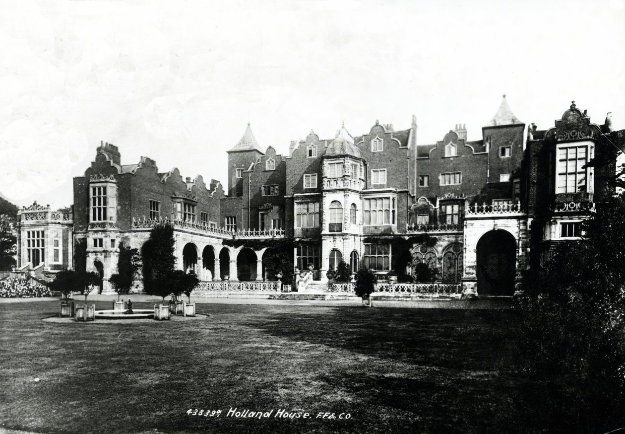 Holland House, noin 1890-luku tekijältä Francis Frith