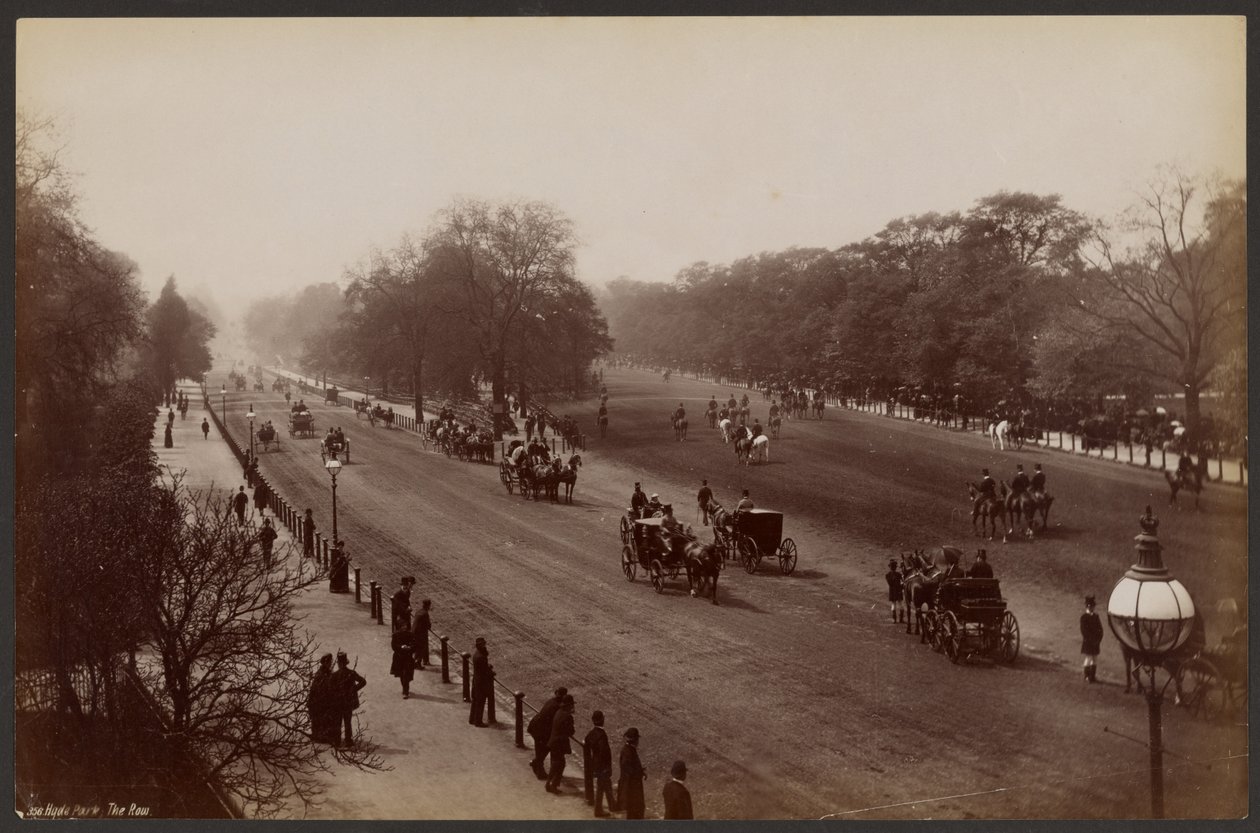 Hyde Park, The Row tekijältä Francis Frith