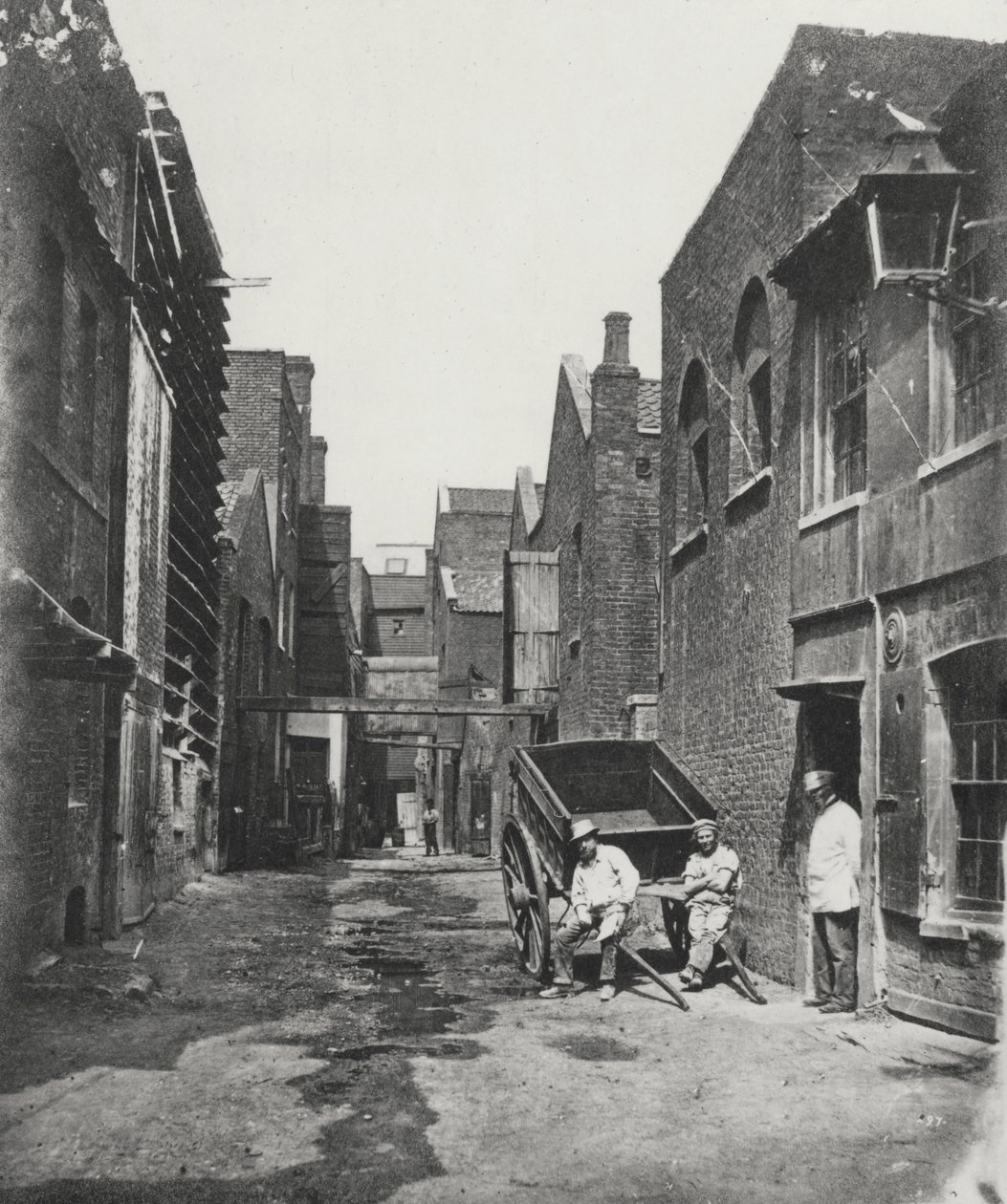 Lower Fore Street, Lambeth, n. 1860 tekijältä Francis Frith