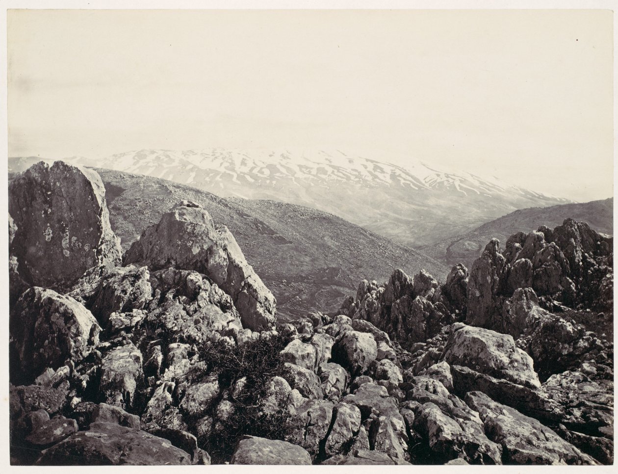 Hermonvuori, kirkastusvuori tekijältä Francis Frith