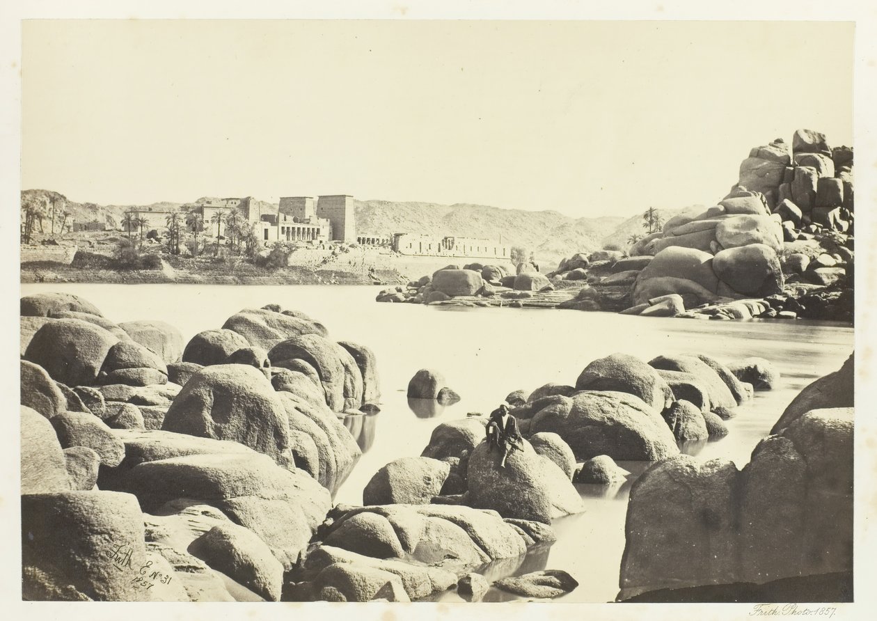 The Approach to Philæ, 1857. tekijältä Francis Frith