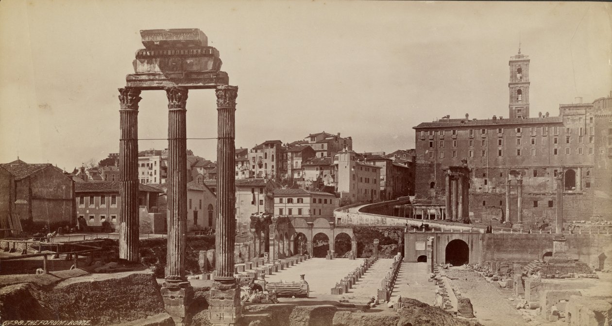 Forum Romanum, Rooma tekijältä Francis Frith