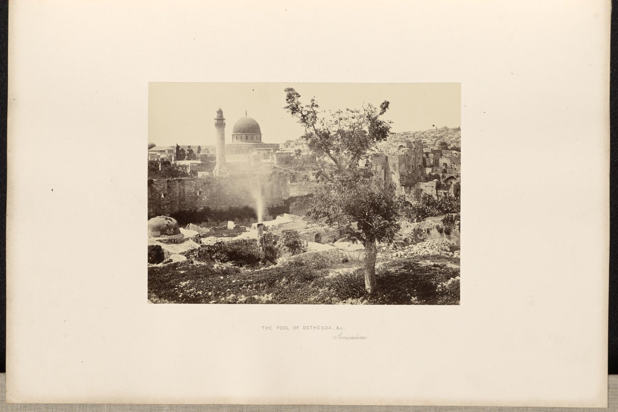 Betesdan allas, Jerusalem, jne. tekijältä Francis Frith