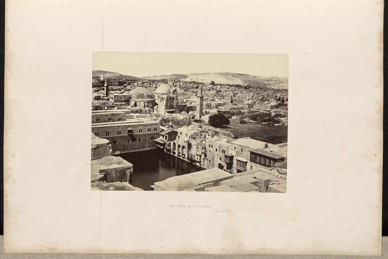 Hiskian allas, Jerusalem tekijältä Francis Frith