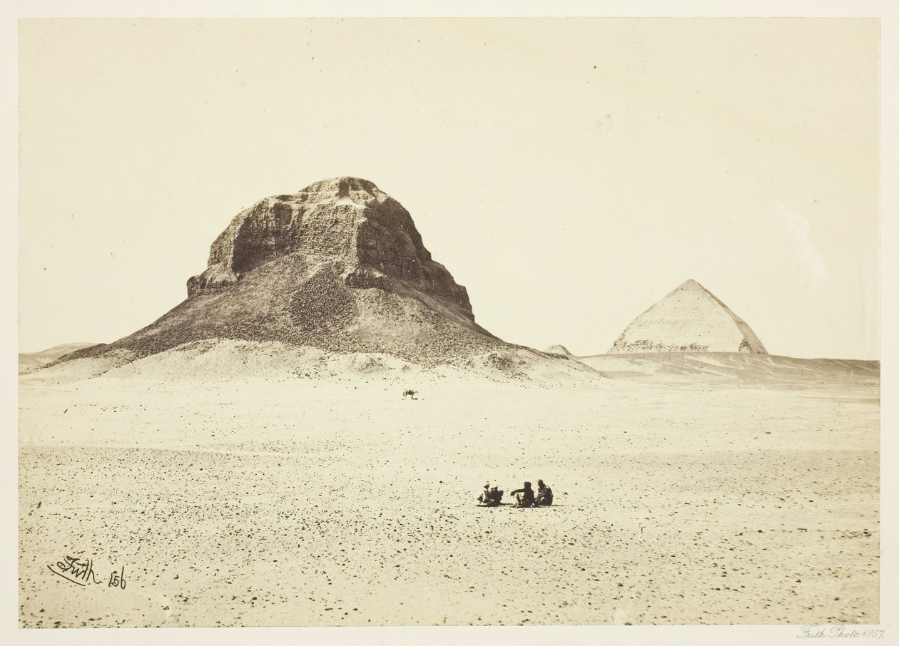 Dahshoorin pyramidit, 1857. tekijältä Francis Frith
