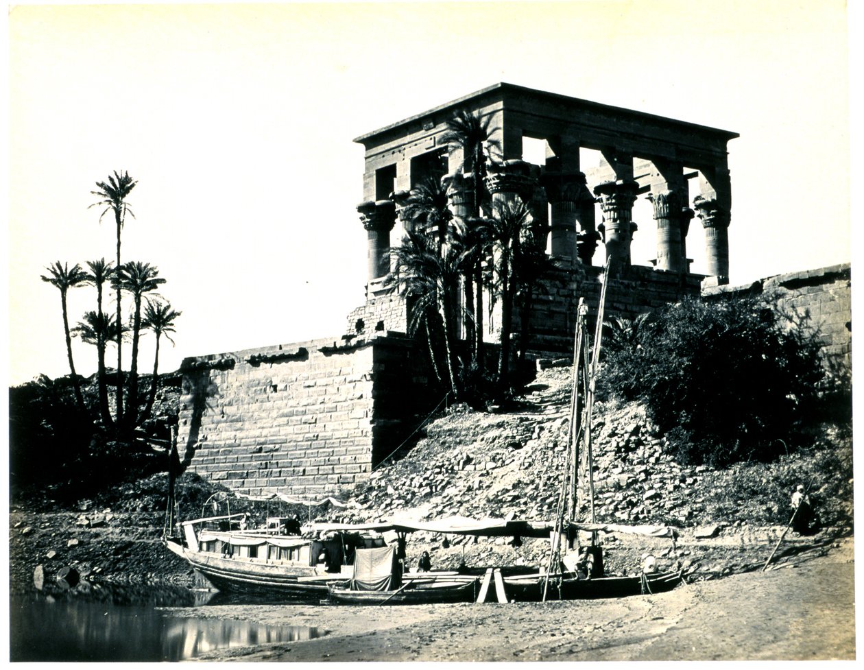 El-Kurnehin Ramesseum, Theba, toinen näkymä tekijältä Francis Frith