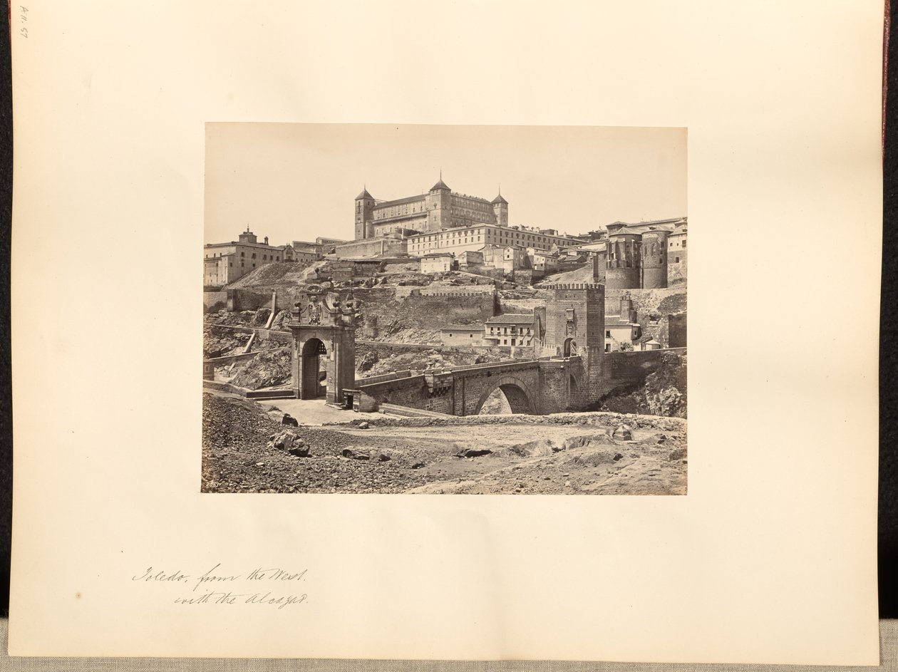 Toledo lännestä, Alcazarin kanssa tekijältä Francis Frith