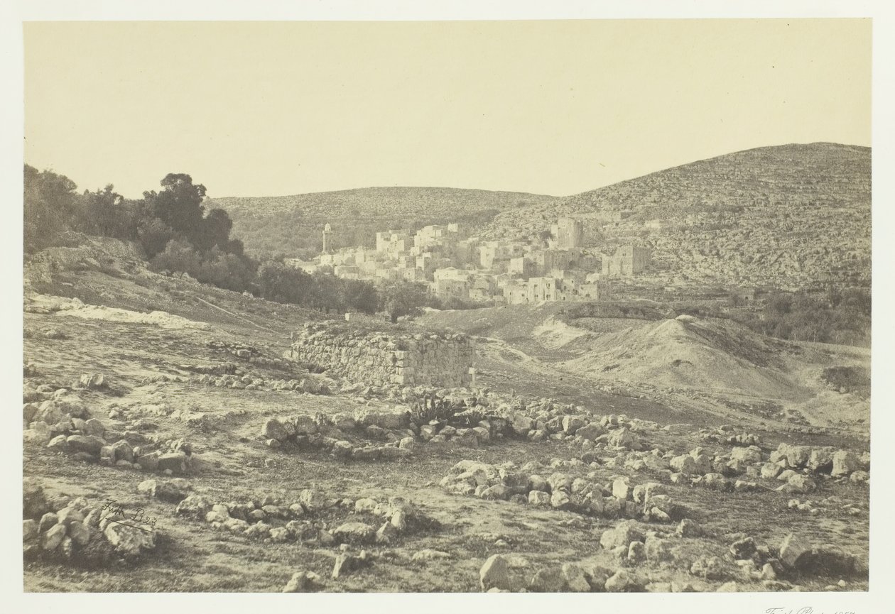 Näkymä Hebronissa, 1857. tekijältä Francis Frith