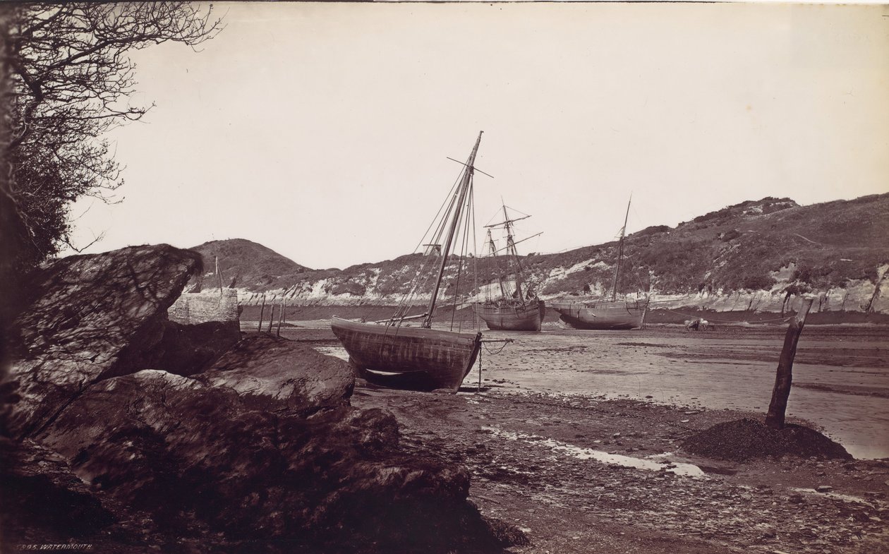 Watermouth, 1870-luku. tekijältä Francis Frith