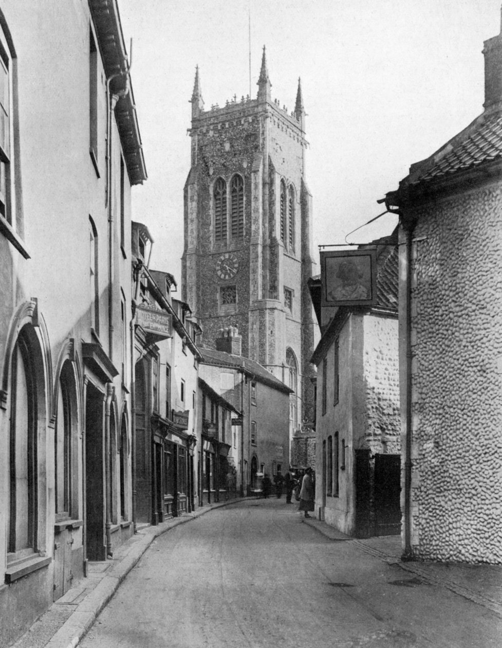 The High Street, Cromer, Norfolk, 1924-1926 tekijältä Frith and Co