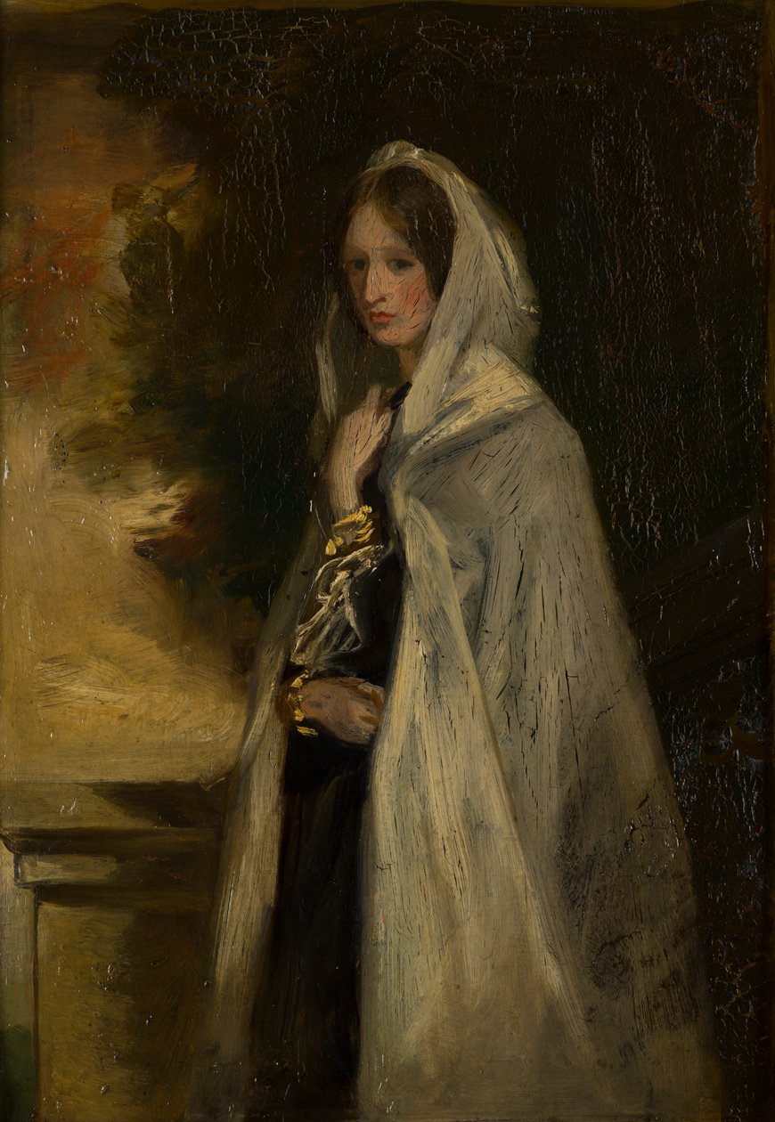 Ursula Bridgemanin muotokuva, Lady Londesborough (1823-1883), n. 1843-1878 (öljy levylle) tekijältä Francis Grant