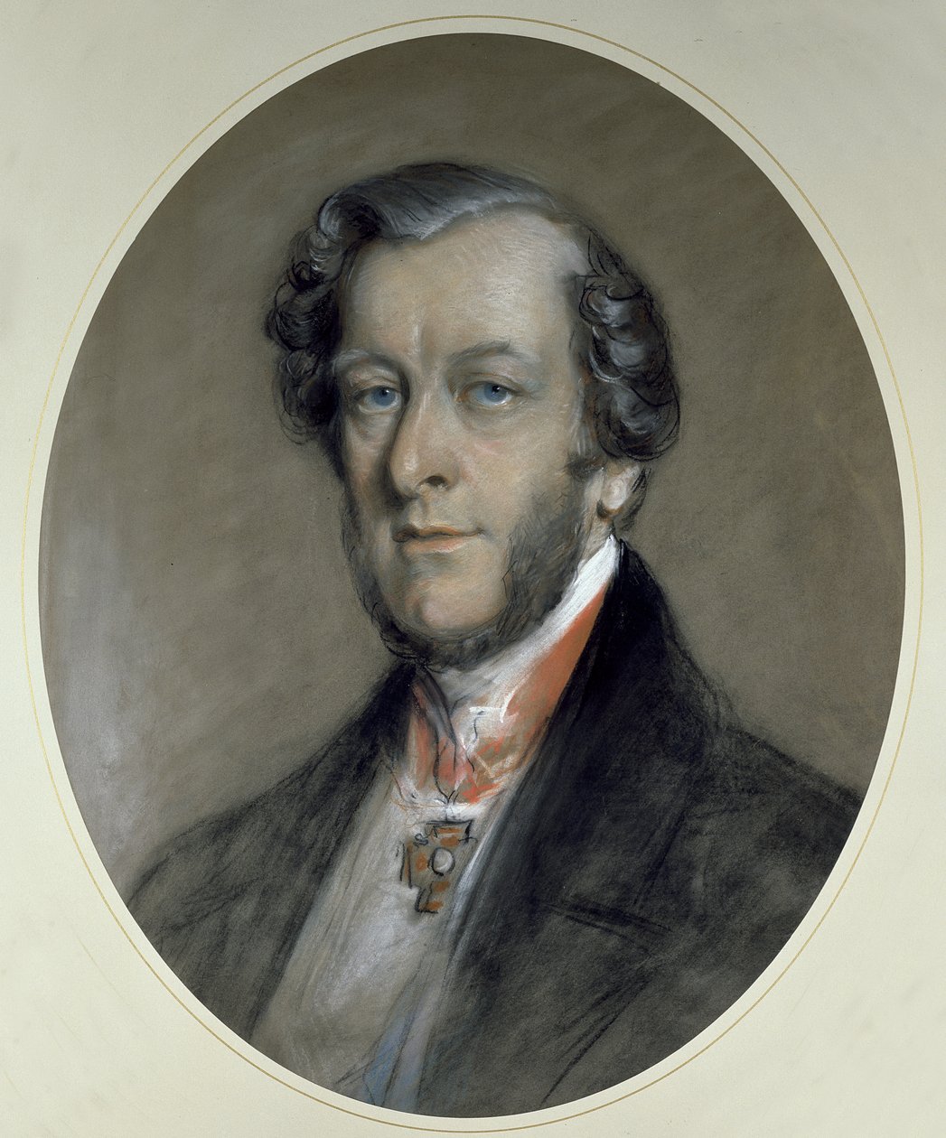 William Cavendish, 6. Devonshiren herttua (pastelli paperille) tekijältä Francis Grant