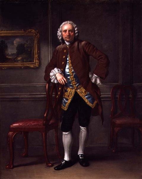 George Dance the Elder (1695-1768) n. 1750 (öljy kankaalle) tekijältä Francis Hayman