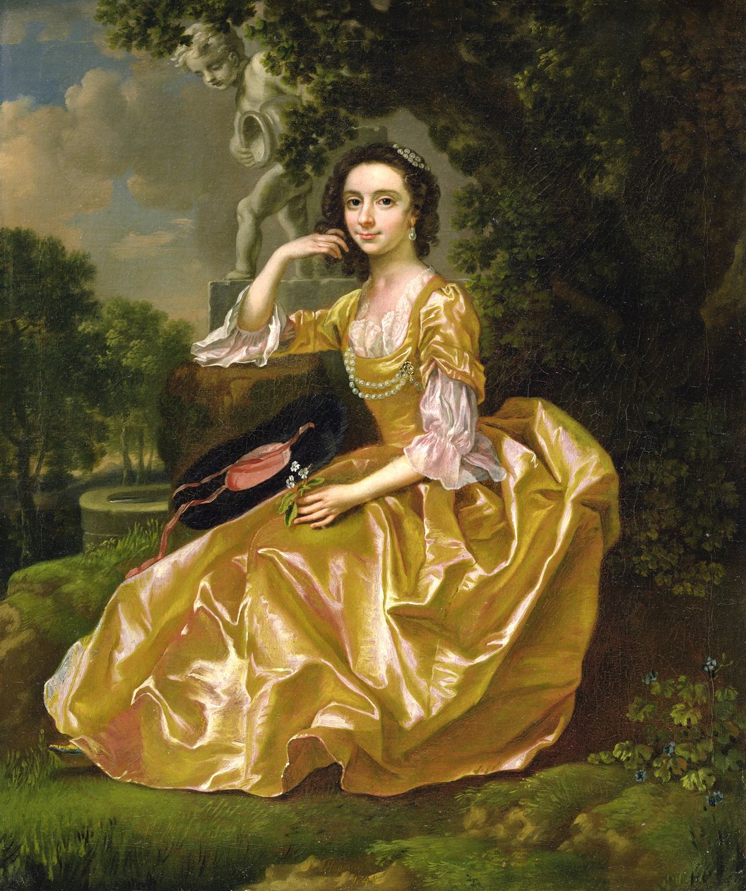 Rouva Mary Chauncey, 1748 tekijältä Francis Hayman